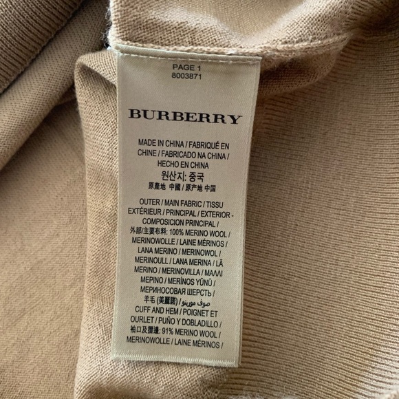 Burberry Nova Check Accent Sweater - Picture 8 of 8